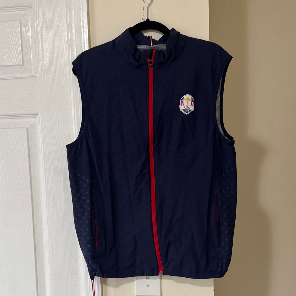 Ralph Lauren RLX Ryder cup blue team USA 2018 vest